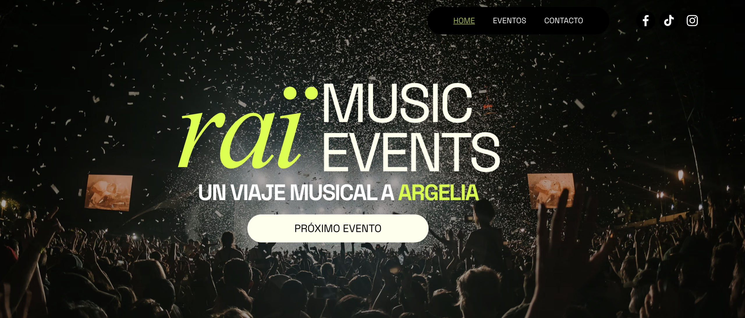 Web de Raï Music Events