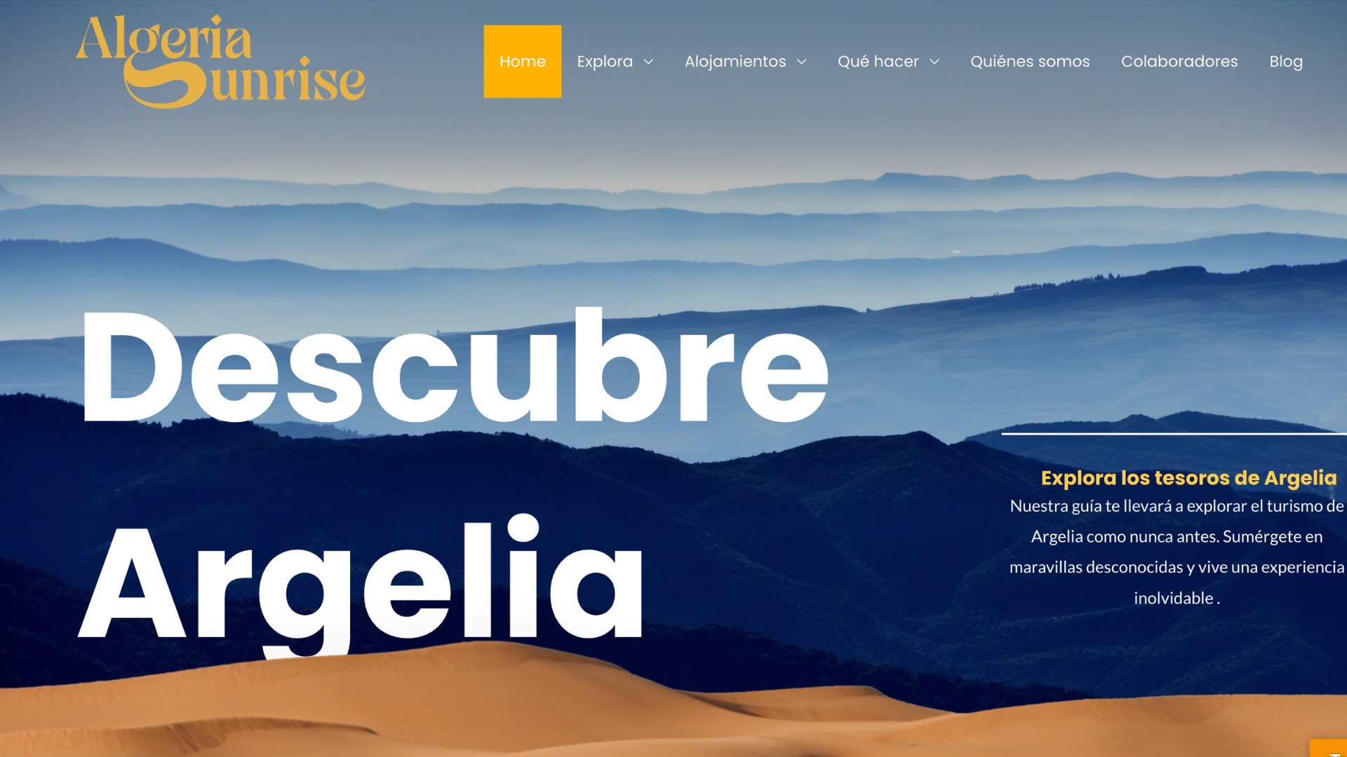 Web de Algeria Sunrise